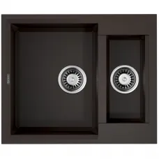 Кухонная мойка Tetogranit Omoikiri Sakaime 60-2-DC темный шоколад 4993912