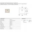Кухонная мойка Franke Kubus KBG 210-53 бежевый 135.0339.245