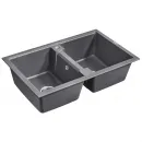 Кухонная мойка Paulmark Tandem графит PM238150-DG