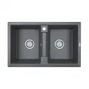 Кухонная мойка Paulmark Tandem графит PM238150-DG