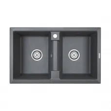 Кухонная мойка Paulmark Tandem графит PM238150-DG