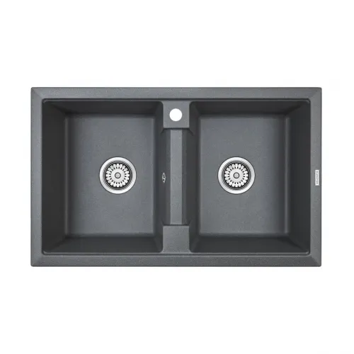 Кухонная мойка Paulmark Tandem графит PM238150-DG