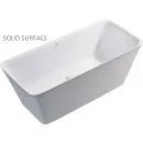 Ванна из литьевого мрамора Astra-Form Орион Solid Surface 01010050 170x75 см, отдельностоящая, белый матовый