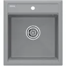 Кухонная мойка Paulmark Stepia PM114651-GRS 46x51 см, серый дым
