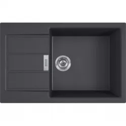 Кухонная мойка Tectonite Franke Sirius S2D 611-78 XL/500 оникс 143.0618.382