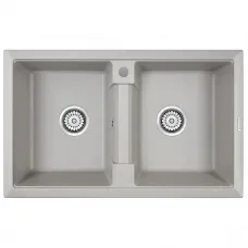 Кухонная мойка Paulmark Tandem серый PM238150-GR