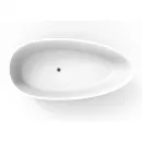 Ванна из литьевого мрамора Timo Rali Solid Surface RALI1500 150x78 см, отдельностоящая, белый матовый