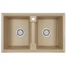 Кухонная мойка Paulmark Tandem песочный PM238150-QU