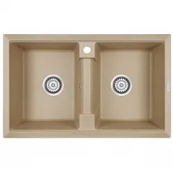 Кухонная мойка Paulmark Tandem песочный PM238150-QU