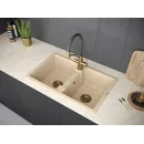 Кухонная мойка Paulmark Tandem песочный PM238150-QU
