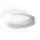 Ванна из литьевого мрамора Timo Mari Solid Surface MARI1700 170x80 см, отдельностоящая, белый матовый
