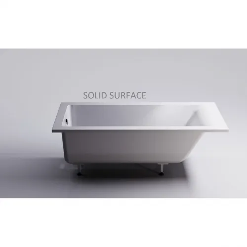 Ванна из литьевого мрамора Astra-Form Нейт Solid Surface 01010054 160x70 см, белый матовый