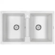 Кухонная мойка Paulmark Tandem белый PM238150-WH