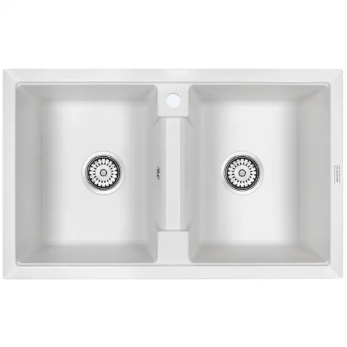 Кухонная мойка Paulmark Tandem белый PM238150-WH