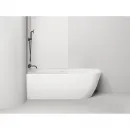Ванна из литьевого мрамора Salini S-Sense Sofia Corner 102515G 170x85 см L, белый глянец