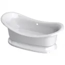 Ванна из литьевого мрамора Astra-Form Мальборо 01010031 189x87 см, отдельностоящая, белый