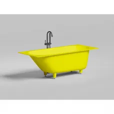 Ванна из литьевого мрамора Salini S-Stone Ornella Kit 102421MF 170x75 см, покраска по RAL матовый полностью