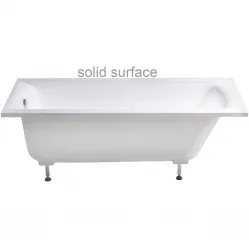Ванна из литьевого мрамора Astra-Form Нью-Форм Solid Surface 01010058 160x70 см, белый матовый