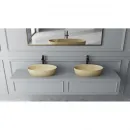 Ванна из литьевого мрамора Salini S-Sense Alda 101913GF 160x80 см, отдельностоящая, покраска по RAL глянец полностью
