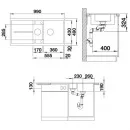 Кухонная мойка Blanco Metra 6 S-F кофе 519120