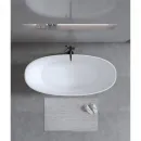 Ванна из литьевого мрамора Timo Lempi Solid Surface LEMPI1800 180x79 см, отдельностоящая, белый матовый