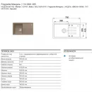 Кухонная мойка Fragranit Franke Malta BSG 611-78 миндаль 114.0391.205