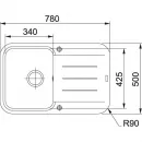 Кухонная мойка Franke Pebel PBG 611-78 ваниль 114.0284.533