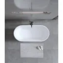 Ванна из литьевого мрамора Timo Elissa Solid Surface ELISSA1500 150x74 см, отдельностоящая, белый матовый