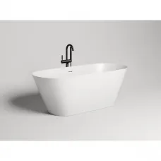 Ванна из литьевого мрамора Salini S-Sense Mona 102912G 170x72 см, отдельностоящая, белый глянец