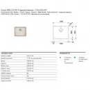 Кухонная мойка Franke Kubus KBG 210-53 ваниль 135.0339.247