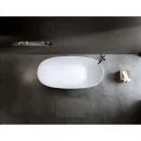 Ванна из литьевого мрамора Timo Satu Solid Surface SATU1555 155x78 см, отдельностоящая, белый матовый