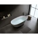 Ванна из литьевого мрамора Timo Satu Solid Surface SATU1555 155x78 см, отдельностоящая, белый матовый