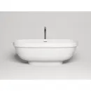 Ванна из литьевого мрамора Salini S-Stone Greca 103121M 180x80 см, отдельностоящая, белый матовый