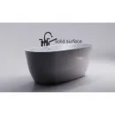 Ванна из литьевого мрамора Astra-Form Атрия Solid Surface 01010065 160x75 см, отдельностоящая, белый матовый