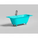 Ванна из литьевого мрамора Salini S-Sense Ornella Axis 103411MF 180x80 см, покраска по RAL матовый полностью