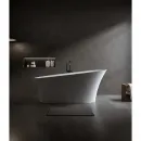 Ванна из литьевого мрамора Timo Kiara Solid Surface KIARA1700 170x76 см, отдельностоящая, белый матовый