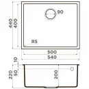 Кухонная мойка Tetogranit Omoikiri Bosen 54-U-ES эспрессо 4997208