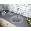 Кухонная мойка Paulmark Gelegen серый металлик PM404800-GRM