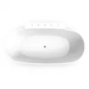 Ванна из литьевого мрамора Timo Lumi Solid Surface LUMI1770 177x89,5 см, отдельностоящая, белый матовый