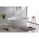 Ванна из литьевого мрамора Timo Lumi Solid Surface LUMI1770 177x89,5 см, отдельностоящая, белый матовый
