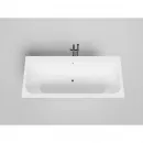 Ванна из литьевого мрамора Salini S-Sense Orlanda Axis 103212M 180,4x80 см, белый матовый
