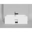 Ванна из литьевого мрамора Salini S-Sense Orlanda Axis 103212M 180,4x80 см, белый матовый