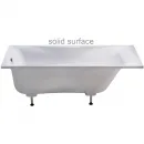 Ванна из литьевого мрамора Astra-Form Вега Solid Surface 01010068 170x75 см, белый матовый