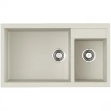 Кухонная мойка Tetogranit Omoikiri Tedori 86-2-LB-WH белый 4993935