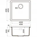 Кухонная мойка Tetogranit Omoikiri Yamakawa 45T Integra PL платина 4997256