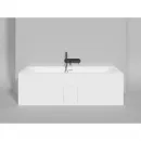Ванна из литьевого мрамора Salini S-Sense Orlanda Axis Kit 103311M 191,1x80,5 см, белый матовый