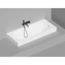 Ванна из литьевого мрамора Salini S-Sense Ornella Kit 102411G 170x75 см, белый глянец