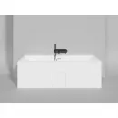 Ванна из литьевого мрамора Salini S-Sense Orlanda Axis Kit 103312G 180,4x80 см, белый глянец