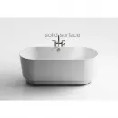 Ванна из литьевого мрамора Astra-Form Аквариус Solid Surface 01010073 170x75 см, отдельностоящая, белый матовый