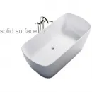 Ванна из литьевого мрамора Astra-Form Антарес Solid Surface 01010074 160x75 см, отдельностоящая, белый матовый